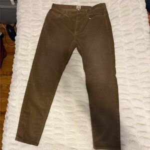 Classic Men's Corduroy Trousers in Rich Brown